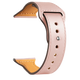 Pink leather loop modern buckle
