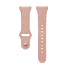 Pink leather loop modern buckle