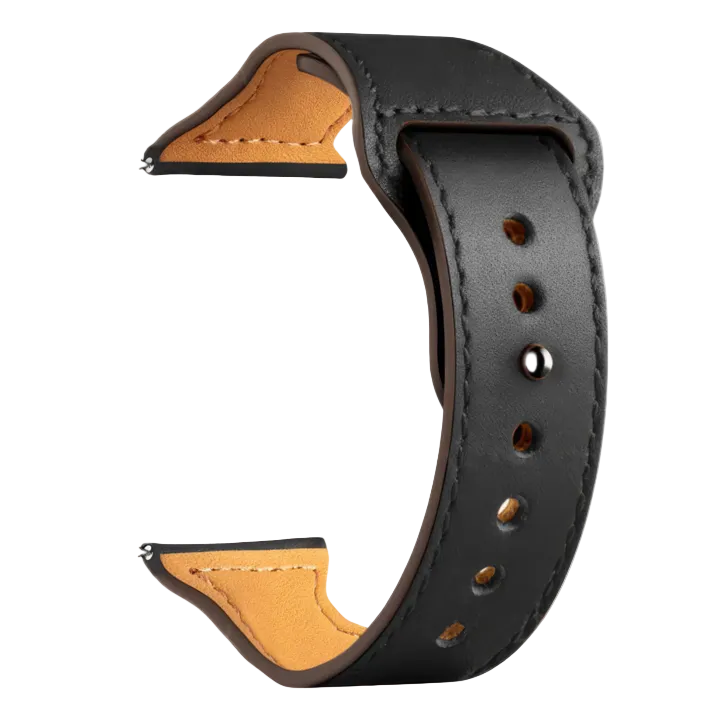 Black Modern Buckle Leather Loop - Ultra 3